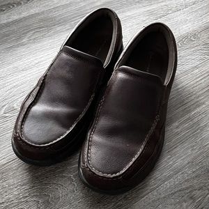 ROCKPORT
CITY PLAY EBERDON xcs slip on brown leather loafer